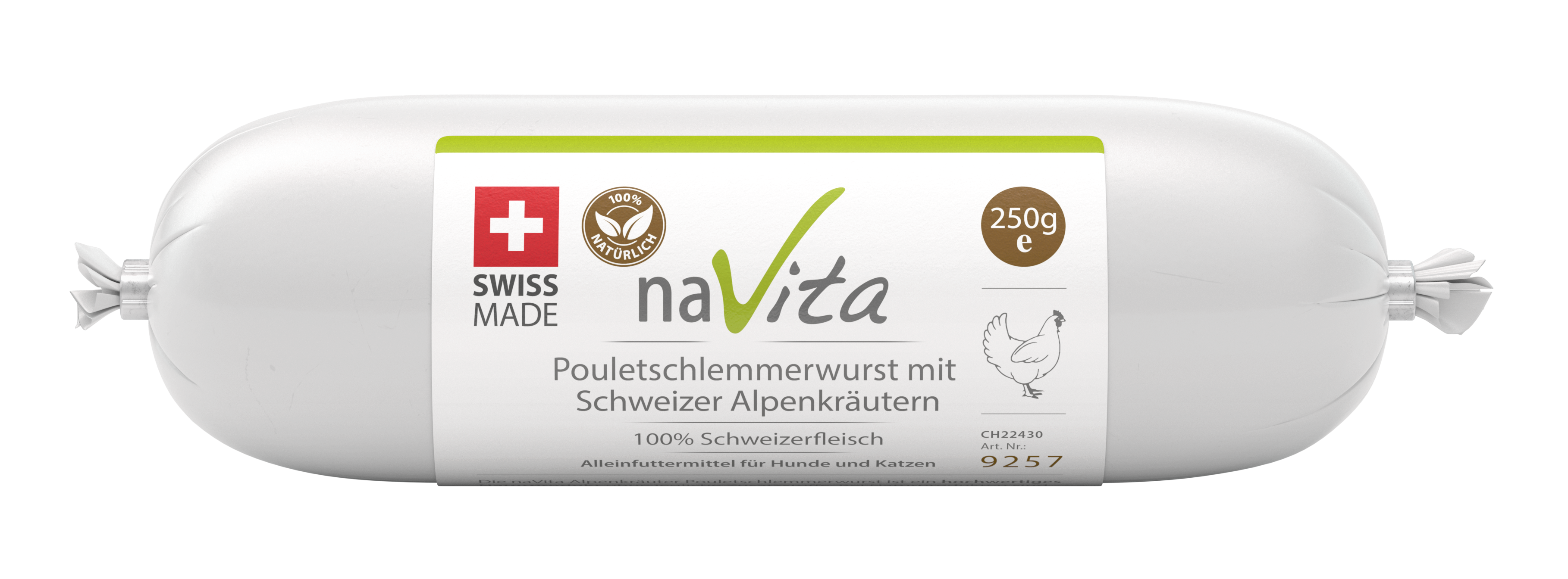 Schweizer Alpenkräuter Pouletschlemmerwurst
